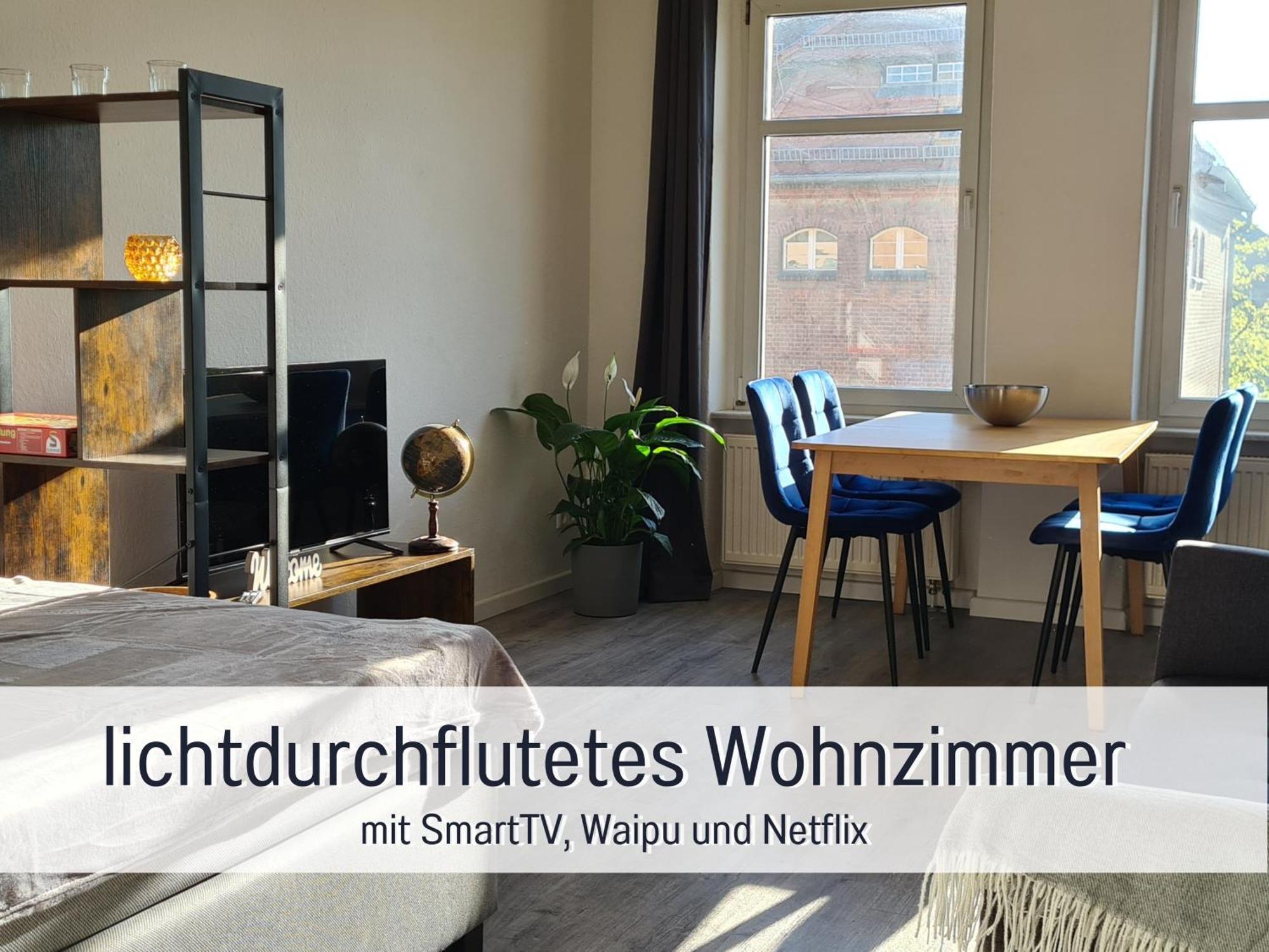 Lichtdurchflutete Moderne Stadtwohnung, Kueche, Waschtrockner, Smarttv Brandenburg  Luaran gambar
